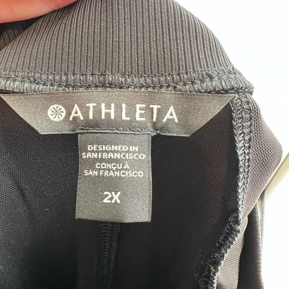 ATHLETA Venice Flare Pant Large L Black Venice Pant Wide Leg #882675 NEW size 2X - Picture 10 of 12